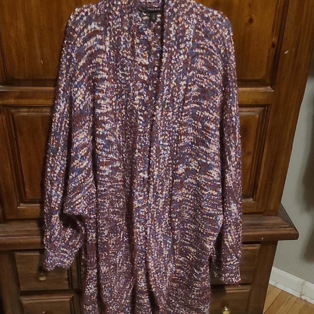 Women's Multicolor Cardigan Size 3